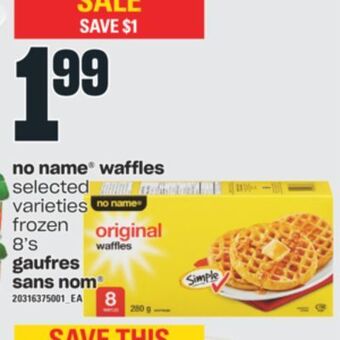 Valu-mart Gaufres sans nom, 8's offer