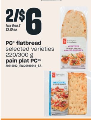 Valu-mart Pain plat pc, 220/300 g offer