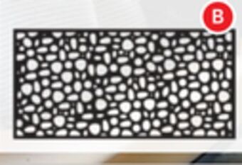 RONA River rock decorative panels, 34x68 offer