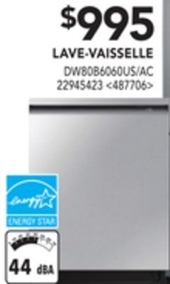 RONA Samsung dishwasher offer