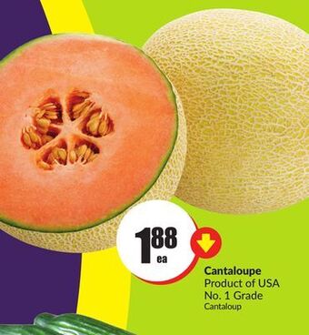 Chalo FreshCo Cantaloupe product of usa no. 1 grade offer