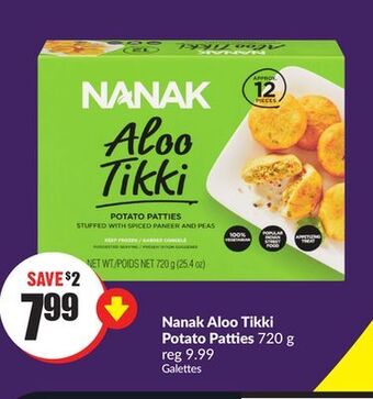 Chalo FreshCo Nanak aloo tikki potato patties 720 g offer