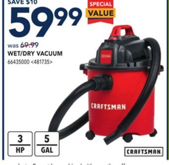 RONA Wet/dry vacuum offer