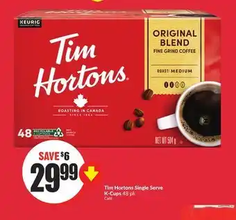 Chalo FreshCo Tim hortons single serve k-cups 48 pk offer