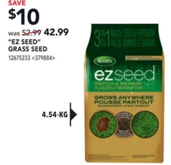Scotts ez seed grass seed