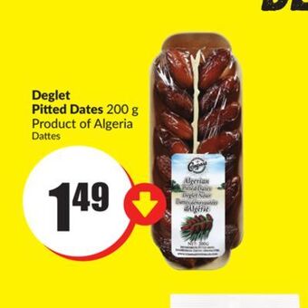 Chalo FreshCo Deglet pitted dates 200 g product of algeria offer