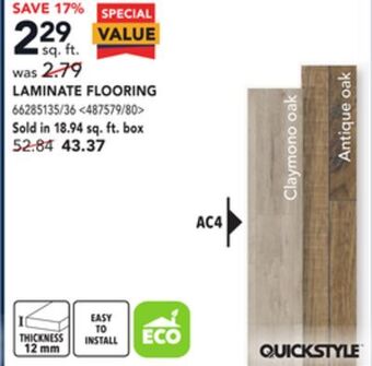 RONA Laminate flooring offer