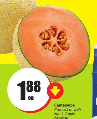 FreshCo Cantaloupe product of usa no. 1 grade offer