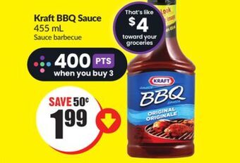 Chalo FreshCo Kraft bbq sauce 455 ml offer