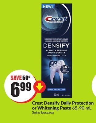 Chalo FreshCo Crest densify daily protection or whitening paste 65-90 ml offer