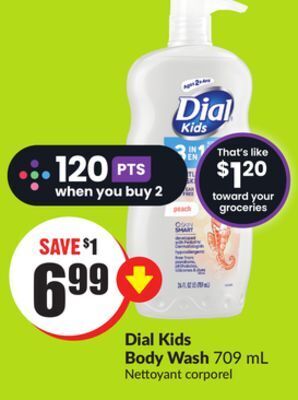 FreshCo Dial kids body wash 709 ml offer