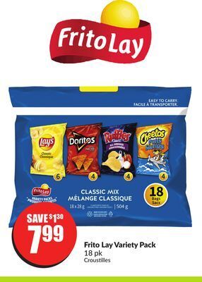 Chalo FreshCo Frito lay variety pack 18 pk offer