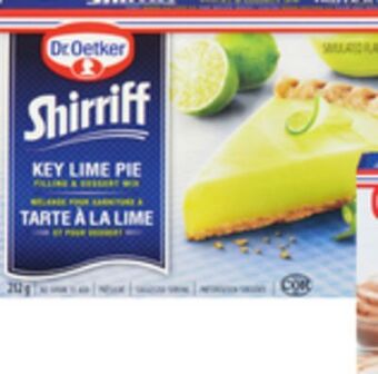 Giant Tiger Dr. oetker shirriff pie filling offer