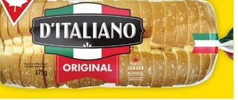 Giant Tiger D'italiano bread offer