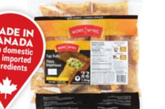 Giant Tiger Wong wing chicken egg rolls offer