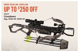 Bass Pro Select crossbows offer