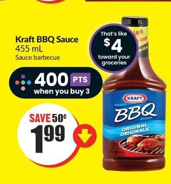 FreshCo Kraft BBQ Sauce 455 mL offer