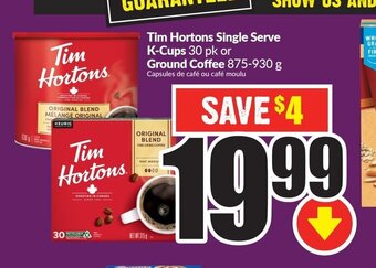 FreshCo Tim Hortons Single Serve K-Cups 30 pk offer