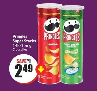 FreshCo Pringles Super Stacks 148-156 g Croustilles offer