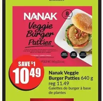 FreshCo Nanak Veggie Burger Patties 640 g offer