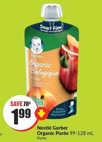 FreshCo Nestlé Gerber Organic Purée 99-128 mL offer