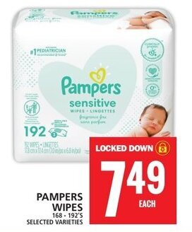 Food Basics PAMPERS WIPES offer