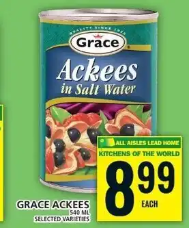 Food Basics GRACE ACKEES 540 ml offer