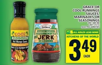 Food Basics GRACE OR COOL RUNNINGS SAUCES, MARINADES OR SEASONING 300-480 ml offer