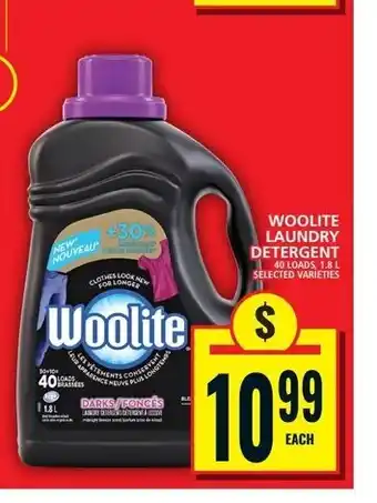 Food Basics WOOLITE LAUNDRY DETERGENT offer