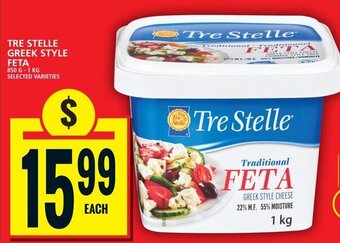 Food Basics TRE STELLE GREEK STYLE FETA offer