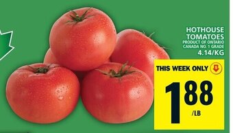 Food Basics HOTHOUSE TOMATOES offer