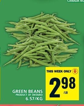 Food Basics GREEN BEANS offer