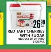 Food Basics RED TART CHERRIES WITH SUGAR offer