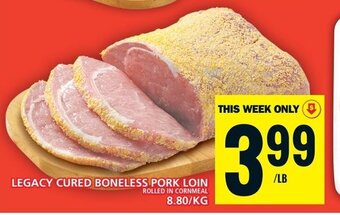 Food Basics LEGACY CURED BONELESS PORK LOIN offer