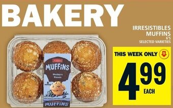 Food Basics IRRESISTIBLES MUFFINS offer