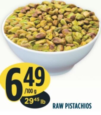 Marché Adonis Raw pistachios offer