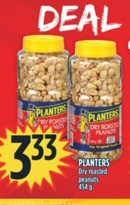 Marché Adonis Planters dry roasted peanuts offer