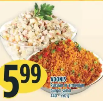 Marché Adonis Adonis russian or armenian burgol salad offer
