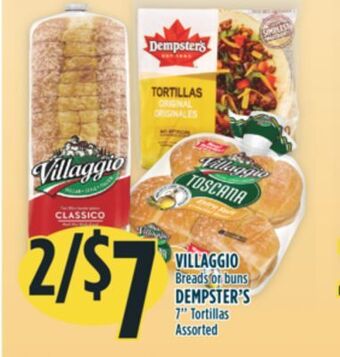 Marché Adonis Villaggio breads or buns offer