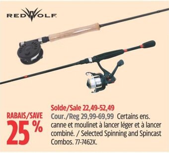 Canadian Tire Selected Spinning and Spincast Combos. offer
