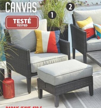 Canadian Tire Renfrew Chair/ Ottoman Set. offer