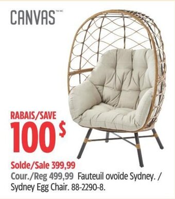 Canadian Tire Sydney Egg Chair. offer