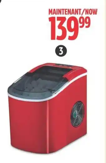 Canadian Tire Red Ice Maker. Produces 26 lbs of ice per 24 hours. offer