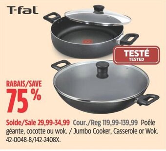Canadian Tire Jumbo Cooker, Casserole or Wok. offer