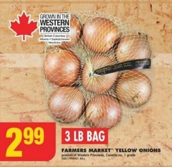 No Frills FARMERS MARKET YELLOW ONIONS offer