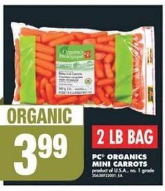 No Frills PC ORGANICS MINI CARROTS offer