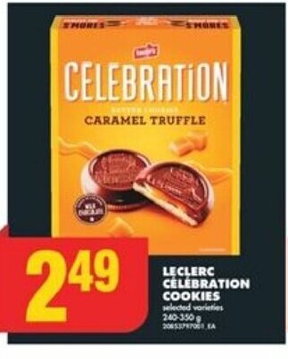 No Frills LECLERC CELEBRATION COOKIES offer
