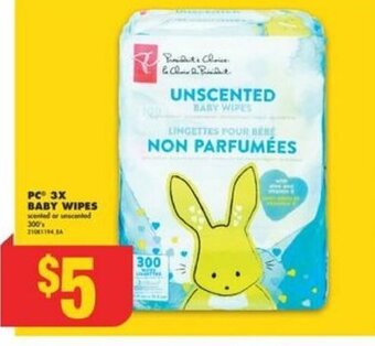 No Frills PC 3X BABY WIPES offer