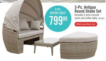 The Brick Antigua 3-piece patio conversation set offer