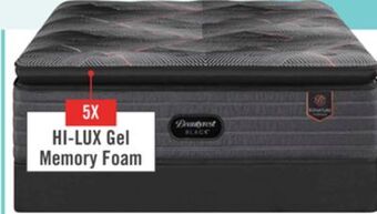 The Brick Beautyrest black signature elegance euro pillowtop king mattress offer